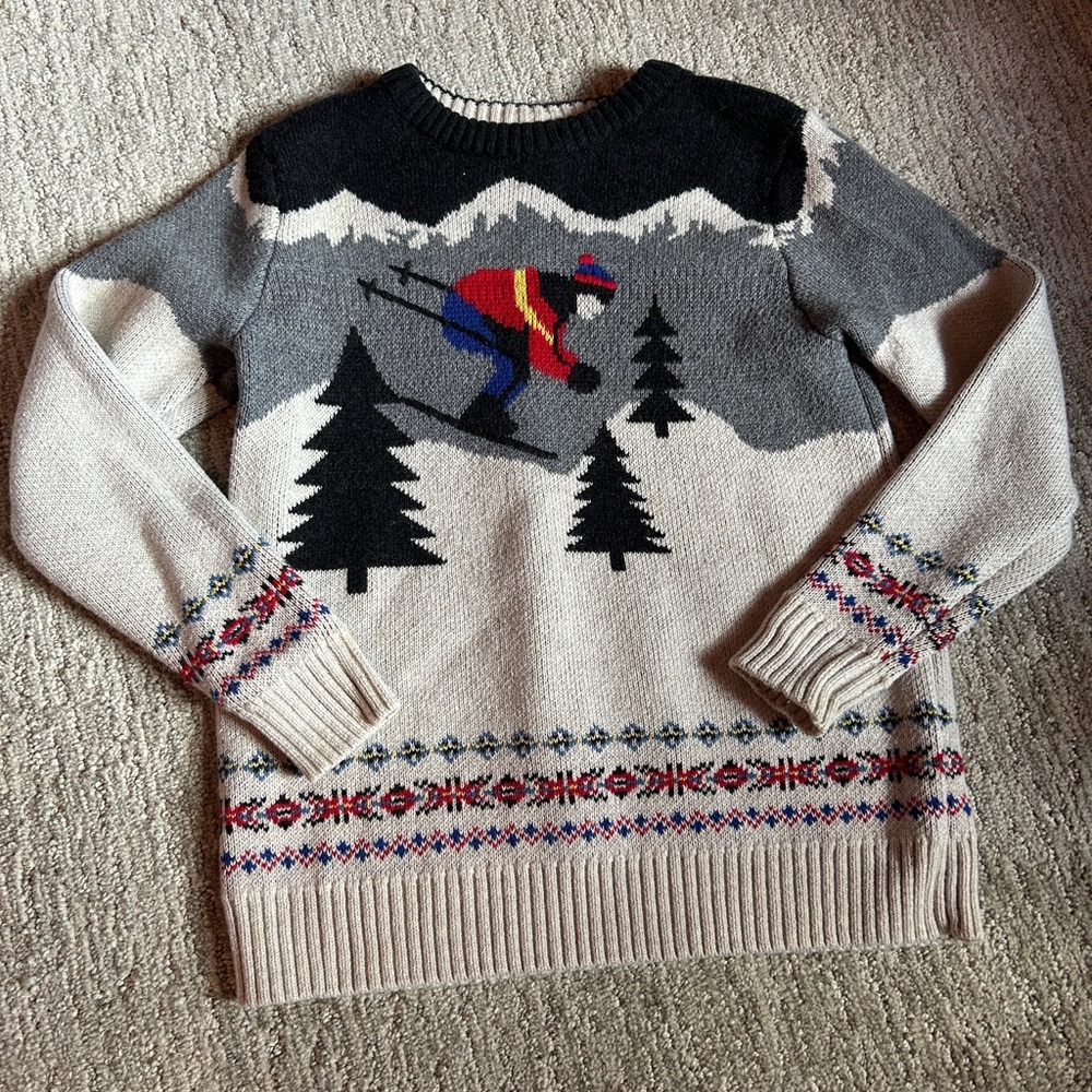 Hanna Andersson winter sweater very good condition 130 boys